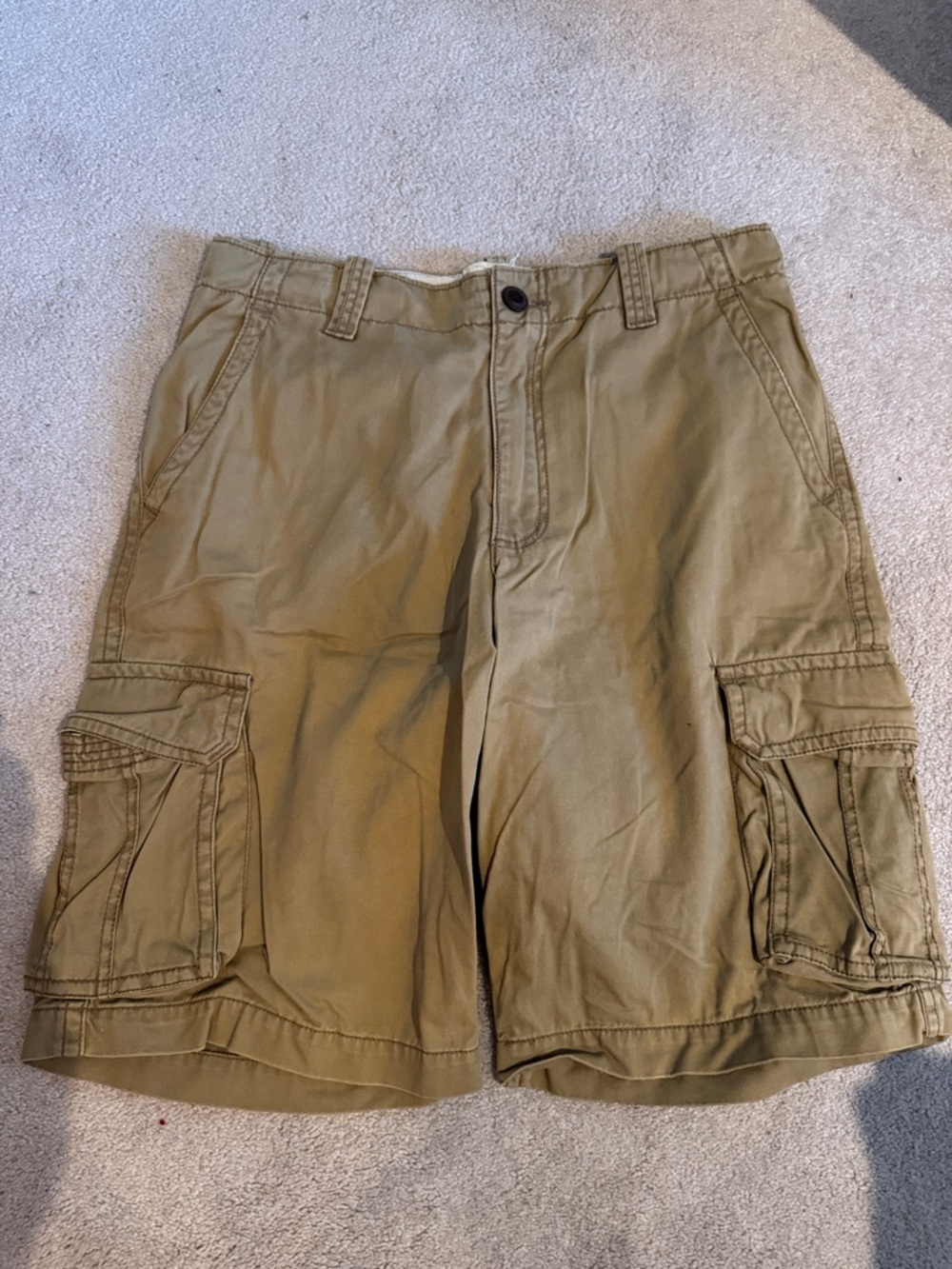 Aeropostale Men's Olive Green Cargo Shorts